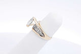 Approx. 1ctw Diamond Ring In 14k Yellow Gold 4.5 Grams Size 4.5 Eb1224rxzdu