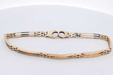 14k Yellow Gold Link Bracelet 14.2 Grams 8.25 Inch Eb0926exzsa