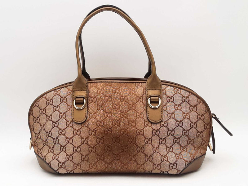 Gucci Metallic Top Handle Heart Bit Gold Handbag Aa0925wxzsa