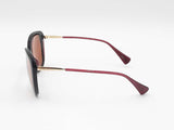 Ralph Lauren Cat-eye Sunglasses In Burgundy Acetate With Brown Lenses Fw1026oxdu