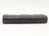 Chanel Caviar Quilted Large Gusset Flap Wallet Black Aa0825ozxsa