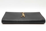 Yves Saint Laurent Kate Black Leather Clutch Eb0626orxde