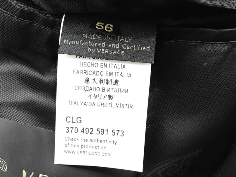 Gianni Versace Barocco Black Yellow Quilted Bomber Jacket Size It56 Do0625loxzde
