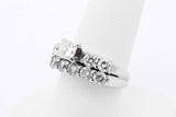 1.8cttw Diamond Ring In 14k White Gold 7.5 Grams Size 7.75 Eb0925loxzsa