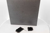 Michele Deco Noir Diamond Quartz Chronograph 30mm Stainless Watch Eb0726rxzde