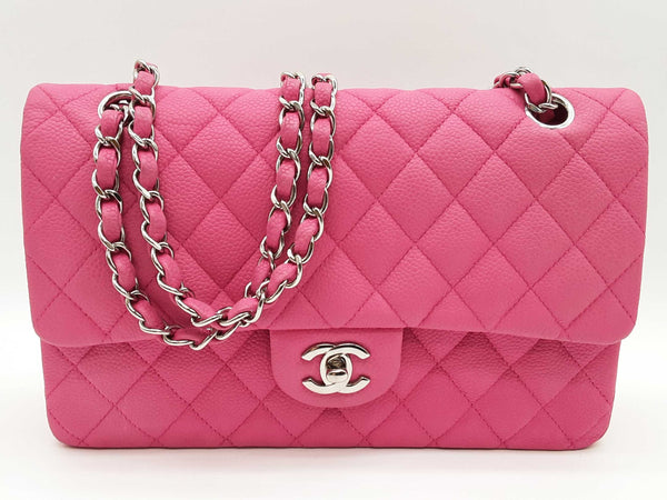 Chanel Classic Double Flap Pink Quilted Suede Cavier Shoulder Bag Do0825ixzxde