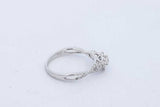 0.27cttw Diamond Ring In 10k White Gold 2.1 Grams Size 7 Eb0426lxzde