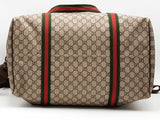Gucci Medium Duffle With Web Beige / Tan Aa0626crzsa