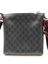 Gucci Gg Black Supreme Canvas Messenger Bag Eb0826wrxde