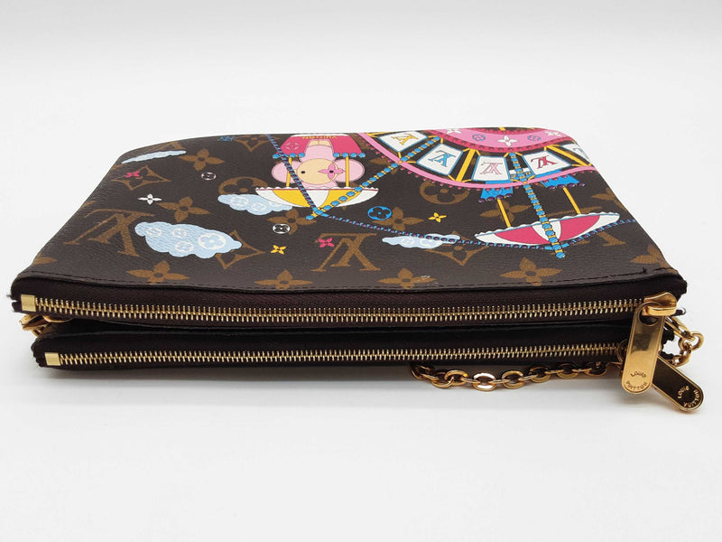 Louis Vuitton Double Zip Pochette Vivienne Holiday Crossbody Bag Do0225erxde