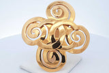 Chanel Cc Swirl Cluster Brooch Eb0726exzde