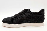 Christian Louboutin Black Velvet Orlato Trainers Size 41 Eb0226loxde