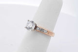 0.96cttw Diamond Ring In 14k Yellow Gold 3.7 Grams Size 5 Eb0926coxsa