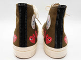 Converse X Comme Des Garcons Chuck Multi Hearts Green Shoes Us 9 M Do0825wrde