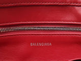 Balenciaga Extra Small Triangle Duffle Bag In Black Leather Fw0926ocrdu