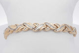 2.86cttw Diamond Bracelet In 14k Yellow Gold 23.3 Grams 7 Inch Eb0326lsxzsa