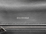 Balenciaga Hourglass Gray Crocodile Embossed Leather Top Handle Bag Fw0724lorxdu