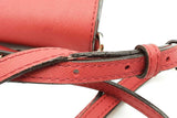 Michael Kors Red Saffiano Leather Envelope Crossbody Wallet Eb0925oxsa