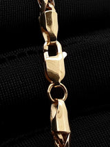 14k Yellow Gold Fox Tail Chain Necklace 10.6 Grams 22 Inch Fw0626irzdu