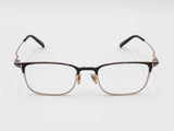 Tom Ford Black & Gold-tone Titanium Alloy Rectangular Eyeglasses Fw0825crdu