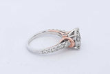 1.1cttw Diamond Ring In 14k White Gold 5.2 Grams Size 7 Eb0226rxzde