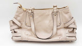 Michael Kors Hamilton White Pebbled Leather Satchel Bag Sd0326ozd7