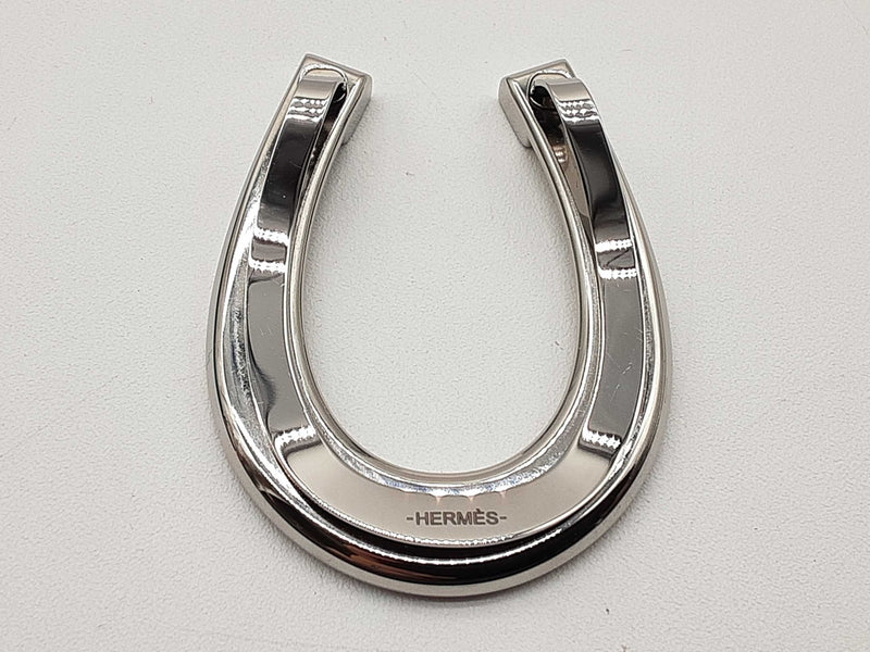 Hermes Luck Horseshoe Stainless Steel Money Clip Do0225lrxde