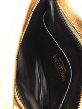 Dolce & Gabbana Devotion Gold Metallic Leather Crossbody Bag Eb0426pxzsa