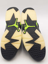 Nike Air Jordan 6 Retro Black & Electric Green Sneakers Size 13 Eb0525lrxsa