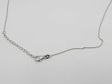 0.45 Dwt Lab Diamond Pendant Chain Sterling Sliver Mk1225rzmia