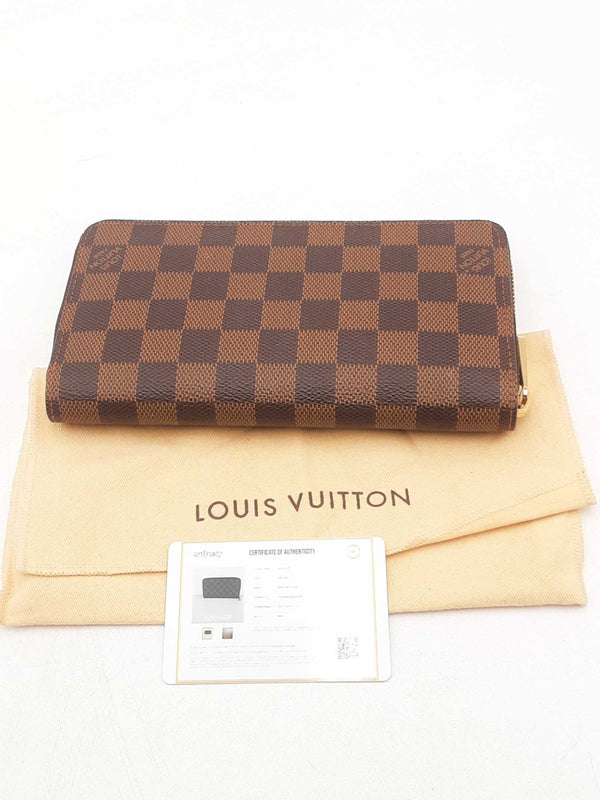 Louis Vuitton Damier Ebene Zippy Organizer Wallet Aa0325lcrsa