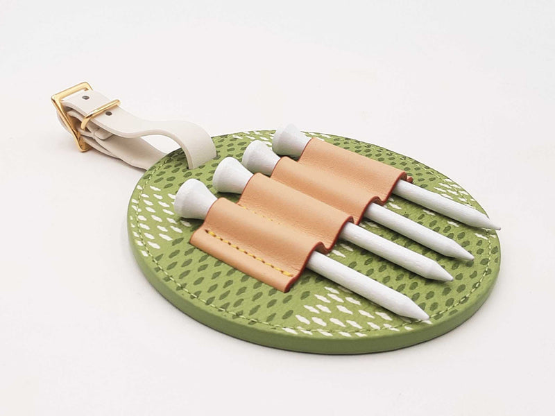 Louis Vuitton Golf Tee Holder In Green Damier Heritage Coated Canvas Fw0725wrxdu