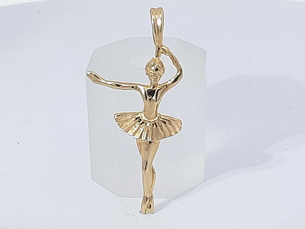 14k Yellow Gold 1 Grams Ballerina Pendant Aa0525rzsa