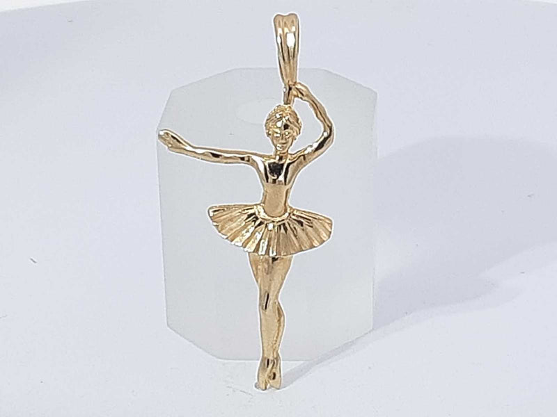 14k Yellow Gold 1 Grams Ballerina Pendant Aa0525rzsa