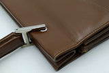 Gucci Brown Leather Shoulder Bag Eb1026lxzsa