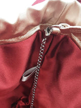 Jimmy Choo Satin Drawstring Mini Cystal Embellished Top Handle Bag Eb0426lrxsa