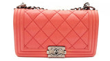 Chanel Boy Bag Red Quilted Double Stitch Sd0925oozxdu