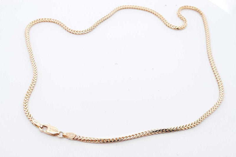 14k Yellow Gold Fox Tail Chain 15.1 Grams 18 Inch Eb0624cxzdu