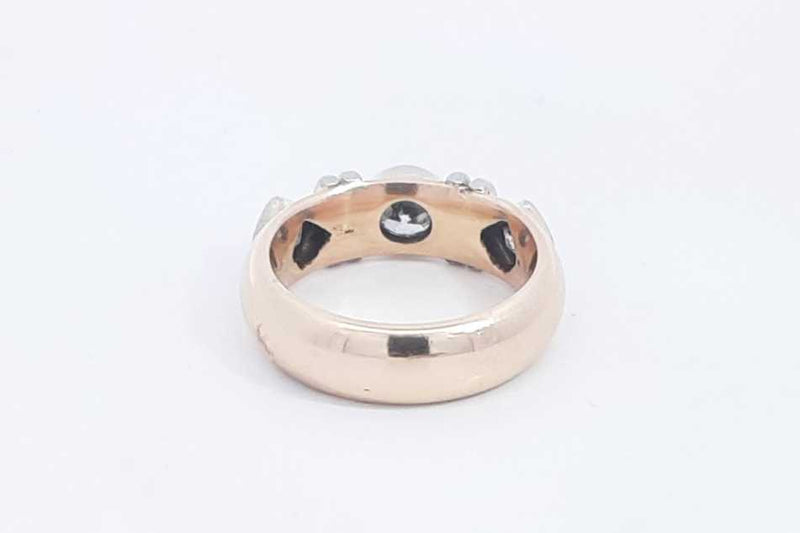 0.5ctw Diamond Band Ring In 14k Yellow Gold 8.7 Grams Size 5.5 Eb0325pxzsa