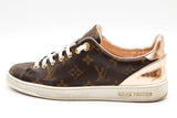 Louis Vuitton Monogram Canvas Frontrow Sneakers Size 37.5 Eb1225orcde