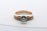 14k Yellow Gold Diamond Engagement Set Sizs 5.75 3.7g .8cttw Lh0824irxde