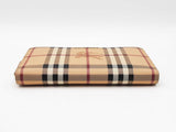Burberry Ziggy Zip-around Wallet In Haymarket Check Coated Canvas Fw00725crdu