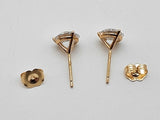 2.34 Cttw Lab Grown Diamonds 14k Yellow Gold 1.2g Stud Earrings Do0826poxde