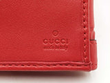 Gucci Gg Guccissima Red Leather Continental Long Wallet Fw0625orzdu