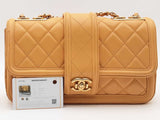 Chanel Elegant Cc Flap Bag Yellow Handbag Aa0526rzxsa