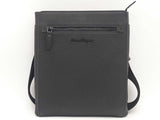 Salvatore Ferragamo Grained Leather Crossbody Black Aa0825oxzsa