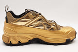 Burberry Arthur Gold Metallic Sneakers Size 43.5 Eb0526lxzsa