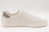 Gucci Aces Perforated Interlocking G Leather Sneakers Size 7 Eb1225lsxdu