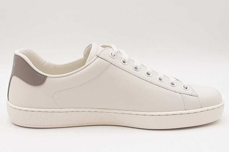 Gucci Aces Perforated Interlocking G Leather Sneakers Size 7