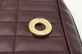 Burberry Bordeaux Quilted Leather Crossbody Bag Eb0826wrxde